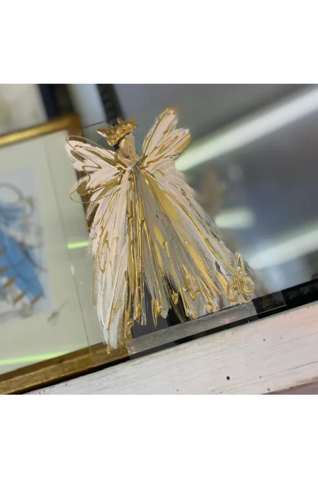 HAND PAINTED ACRYLIC ANGEL