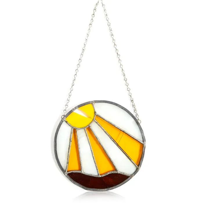 Hanging Stained Glass – Sun