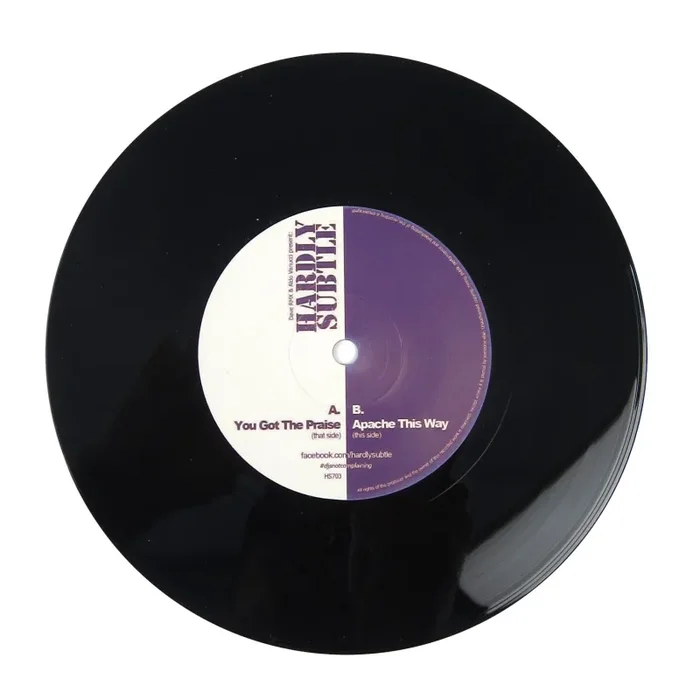 Hardly Subtle: You Got The Praise / Apache This Way (Aldo Vanucci) Vinyl 7″