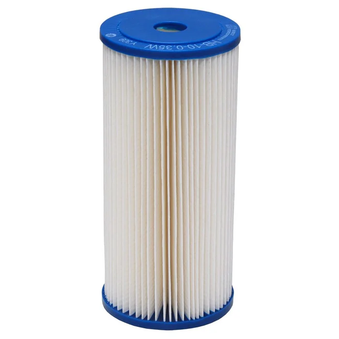 Harmsco® HB-10-1 10″ Calypso Blue Premium Pleated Filter 1 micron