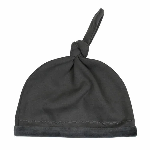 Hat (Single Knot) – Velveteen Cloud Grey