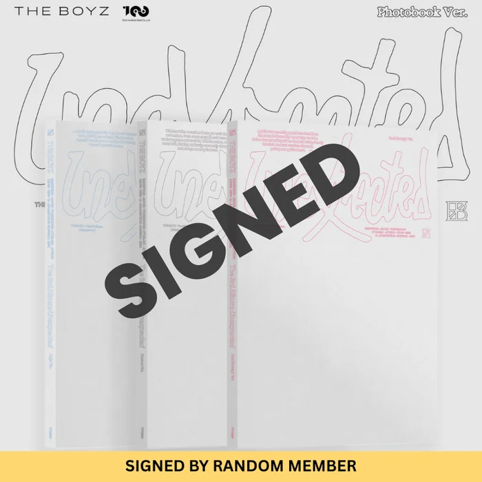 [HELLO82] [SIGNED] THE BOYZ – THE 3RD ALBUM [UNEXPECTED] (PHOTOBOOK VER.) (3 VERSIONS)