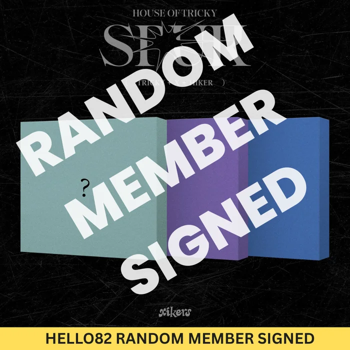 [HELLO82] [SIGNED] XIKERS – 5TH MINI ALBUM [HOUSE OF TRICKY : SPUR] (3 VERSIONS) RANDOM MEMBER SIGNED