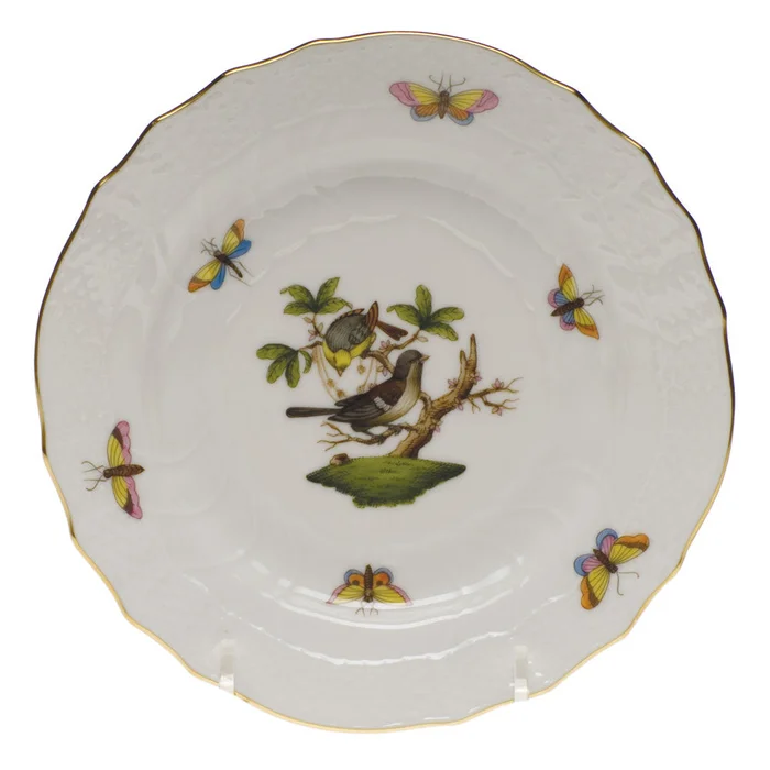 Herend Rothschild Bird Bread & Butter Plate, #1