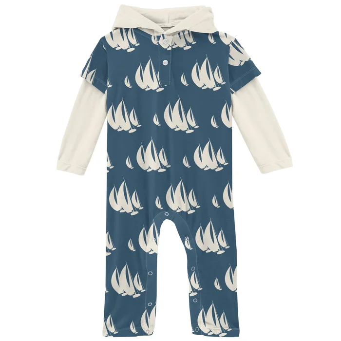 Hoodie Romper – Deep Sea Sailboat Race