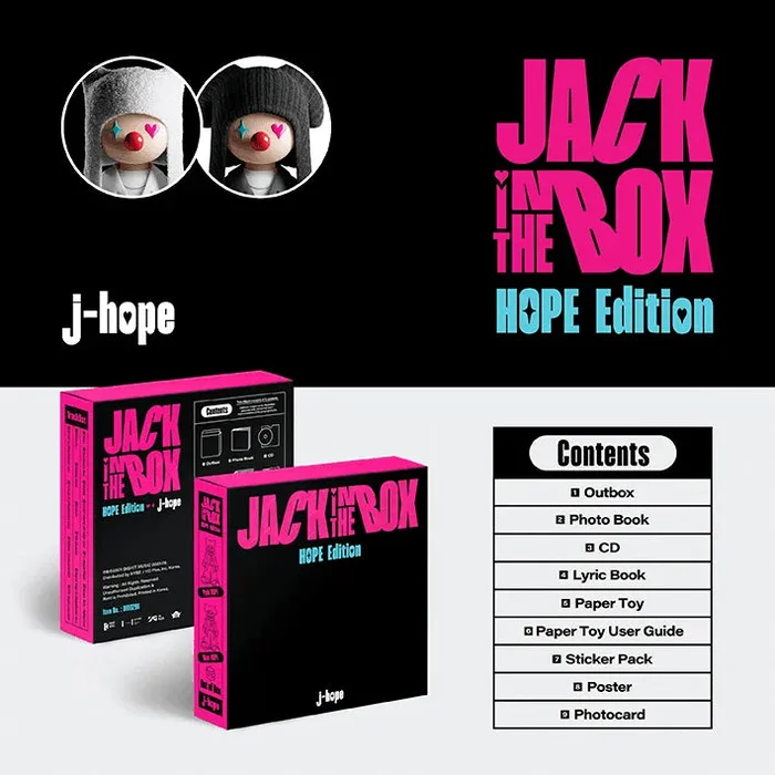 (HOPE EDITION) BTS J-Hope Jack In The Box Album