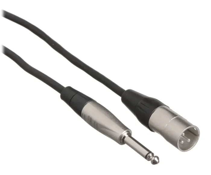 Hosa HPX-0, Unbalanced ¼-Inch TS Male to 3-Pin XLR Male Audio Cable Hot on Sale
