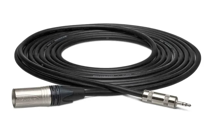 Hosa MMX-015, 3.5 mm TRS to Neutrik XLR3M Microphone Cable – 15 Feet