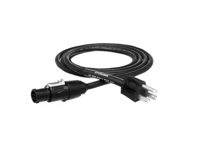 Hosa PRXN-106, PRXN Series Power Cord with REAN Power X and Hosa NEMA 5-15P Connectors – 6 Ft