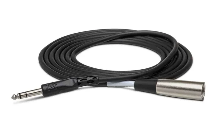 Hosa STX-115M, 1/4″ TRS to XLR3M Balanced Interconnect Cable – 15 Feet