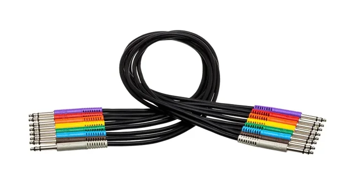 Hosa TTS-845 Patchbay TT Male to TT Male Bantam Cable – 1.5ft