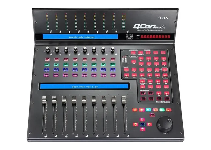 Icon Pro Audio QCONPROX with 9 Full Sized Motorized Faders DAW Control Surface