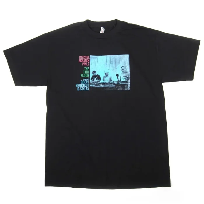 Invisibl Skratch Piklz: The 13th Floor Album Shirt – Black