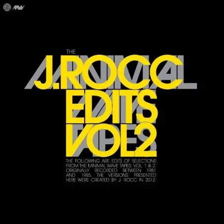 J Rocc: The Minimal Wave Tapes – Edits Vol. 2 12″