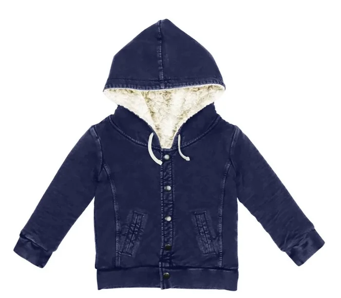 Jacket – Faux Denim Navy