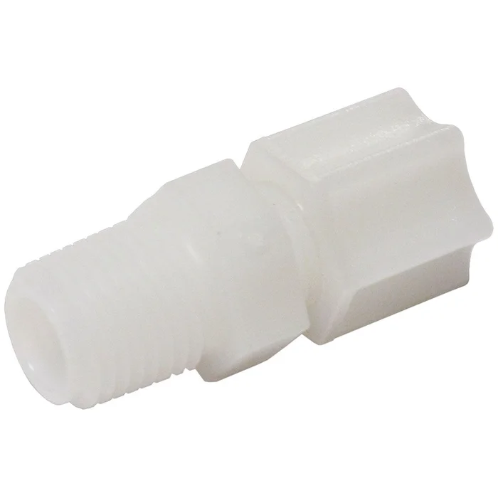 JACO 10-8-2-N-O Nylon Male Connector 1/2 OD Tube x 1/8 MPT