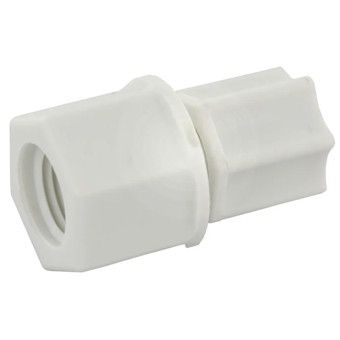 JACO 25-6-8-P-PG Polypropylene Female Connector 3/8 OD Tube x 1/2 FPT