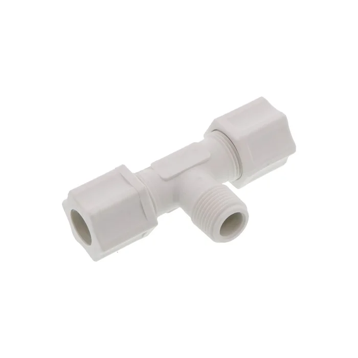 JACO 60-8-6-P-PG Polypropylene Male Branch Tee 1/2 OD Tube x 3/8 MPT