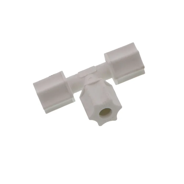 JACO 70-4-P-PG Polypropylene Union Tee 1/4 OD Tube x 1/4 OD Tube x 1/4 OD Tube