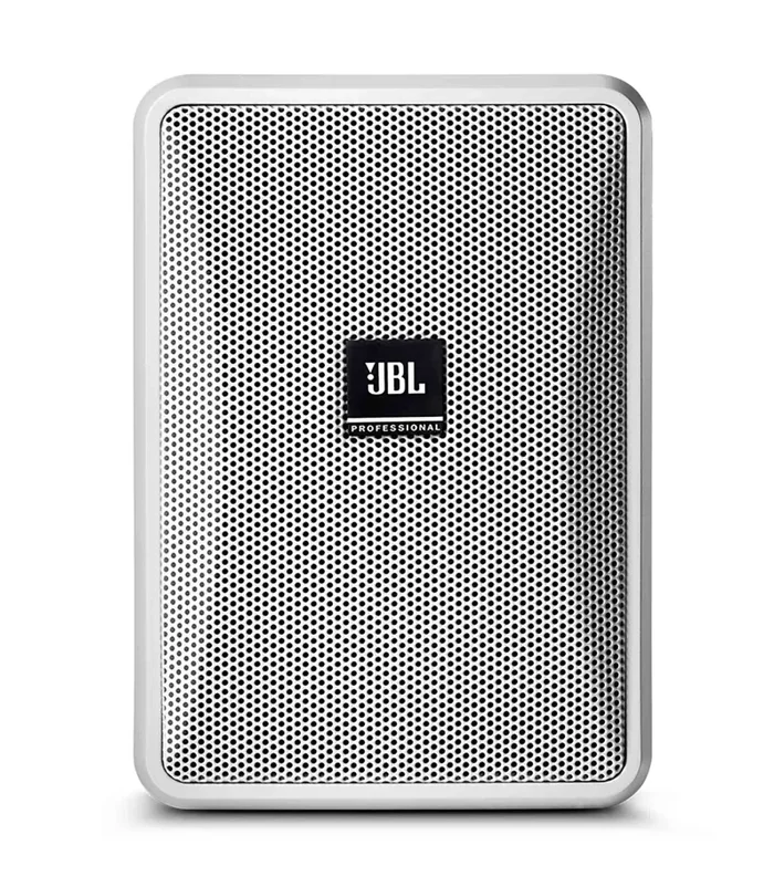 JBL CONTROL 23-1L-WH, Ultra Compact 8-Ohm Indoor/Outdoor Background/Foreground Speaker – White Fashion