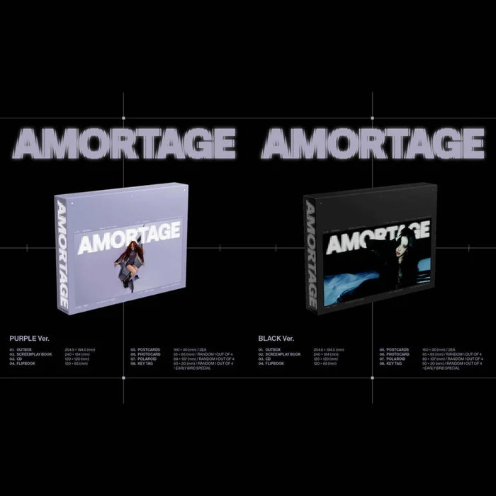 JISOO – MINI ALBUM [AMORTAGE] EXCLUSIVE EDITION (2 VERSIONS)