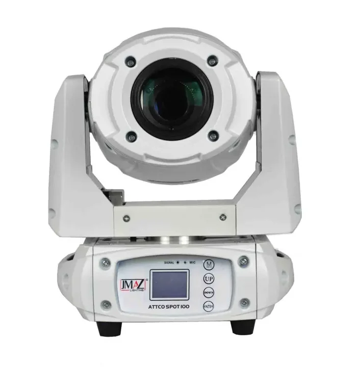 JMAZ ATTCO SPOT 100, 75-Watt LED Spot Moving Head – Black/White Hot on Sale