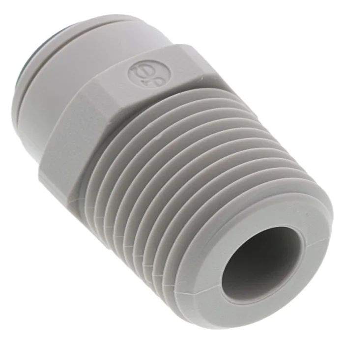 John Guest Male Connector – 3/8 x 1/2 NPTF