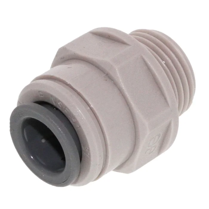 John Guest Male Connector BSPP – 1/4 x 1/4 BSPP