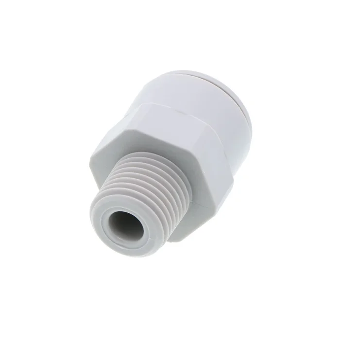 John Guest Male Connector BSPT – 3/8 x 1/4 BSPT