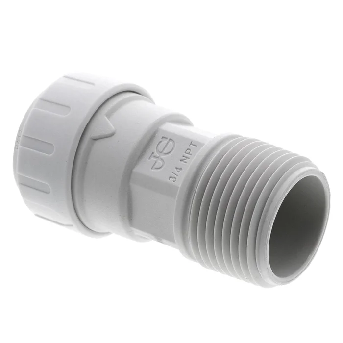 John Guest Male Connector PEX – 1/2 CTS x 3/4 NPT