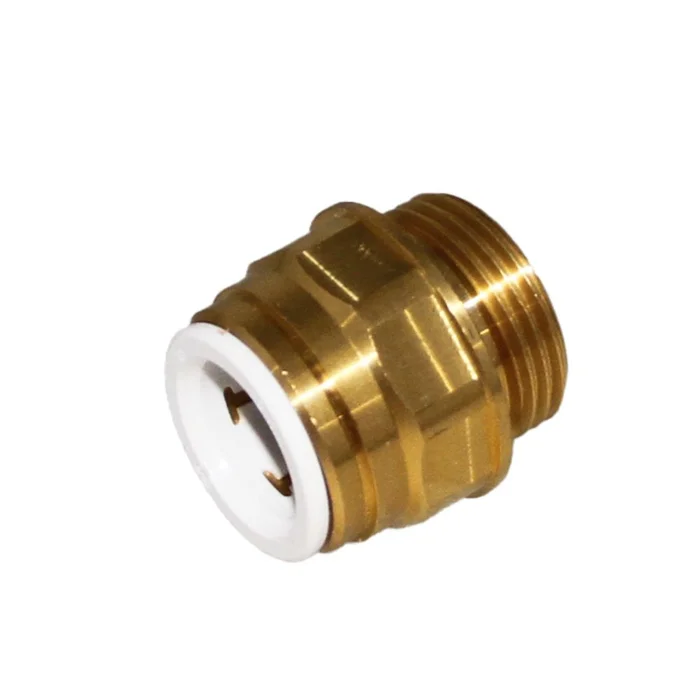 John Guest Male Cylinder Adapter – 22mm x 1 Brass Male BSP