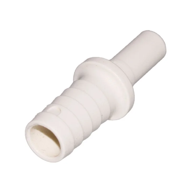 John Guest Polypro Tube to Hose – 3/8 OD Stem x 1/2 ID Barb