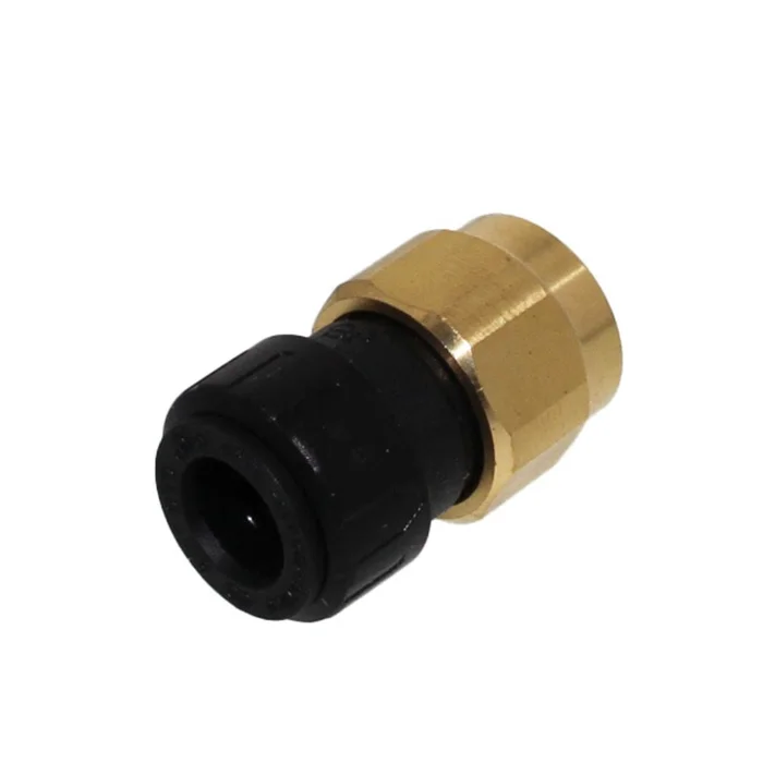 John Guest ProLock Female Connector NPS – 3/4 CTS x 3/4 NPS (Brass Nut)