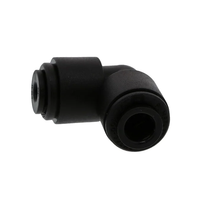 John Guest Reducing Union Elbow BLACK ACETAL – 6mm x 4mm