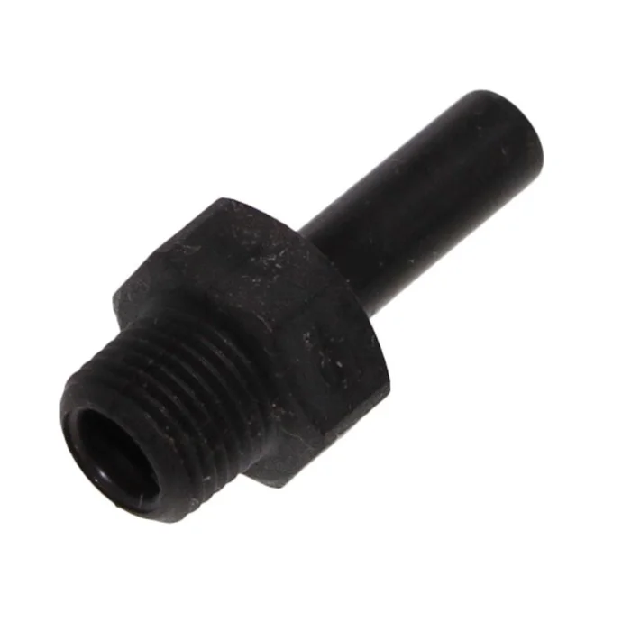 John Guest Stem Adapter BLACK ACETAL – 10mm x 1/2 BSP