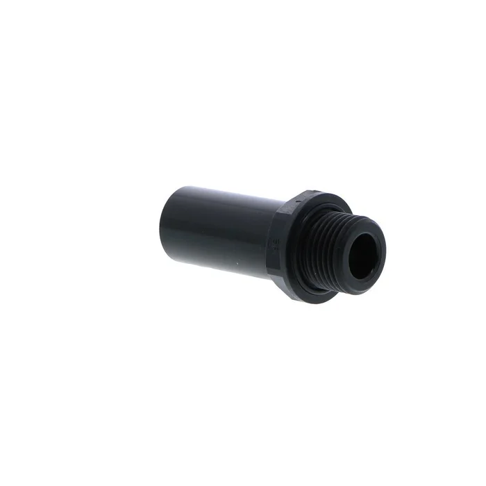 John Guest Stem Adapter BLACK ACETAL – 22mm x 1/2 BSPT