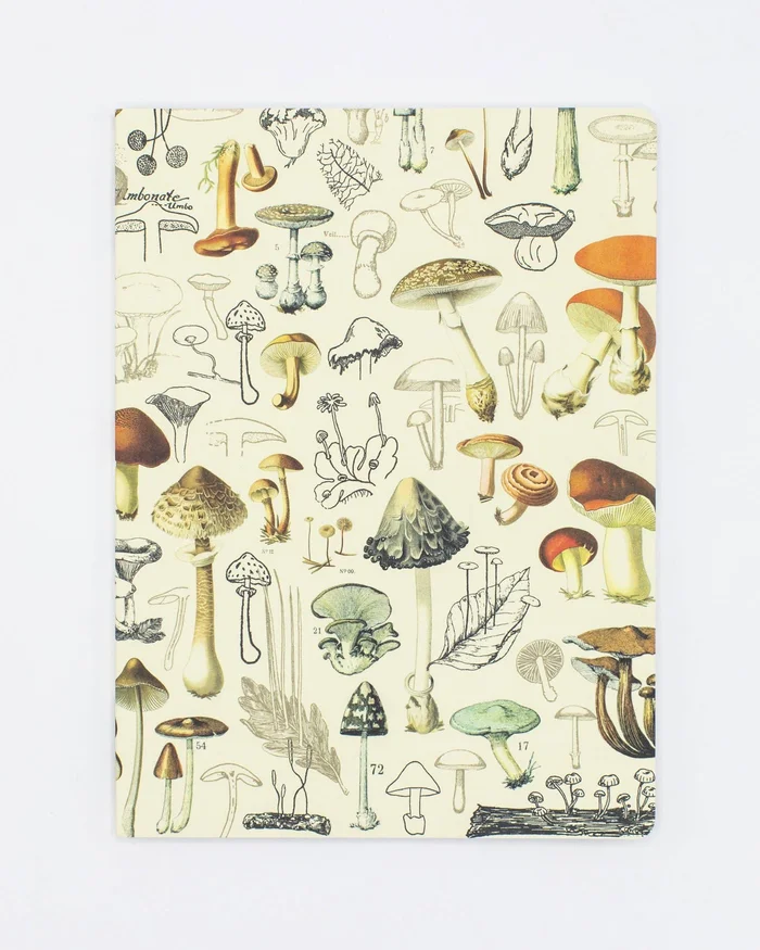 Journal (Softcover) – Mushrooms Dot Grid