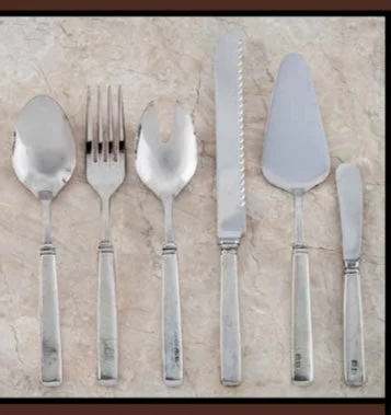 Julie Wear Designs Legacy Pewter President Carving Fork & Knife Set