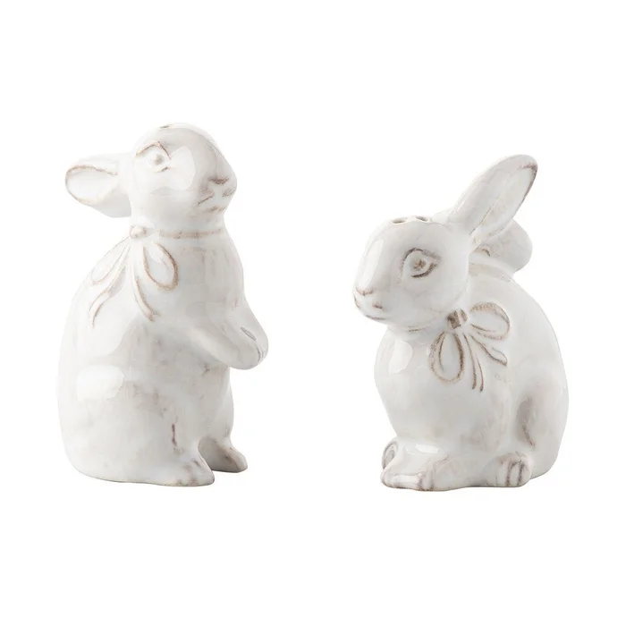 Juliska Clever Creatures Bunny Salt & Pepper Shakers