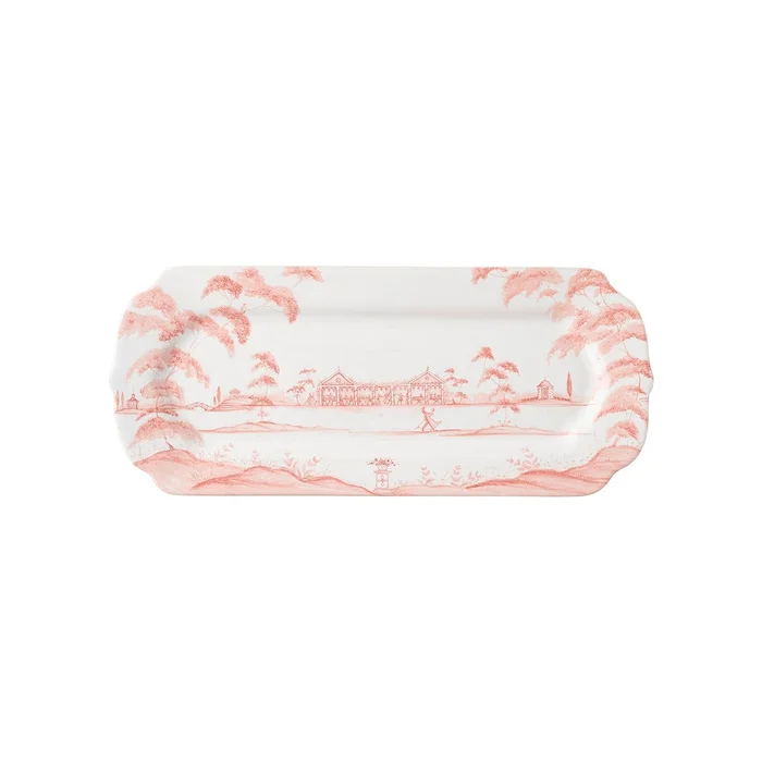 Juliska Country Estate Hostess Tray, Petal Pink