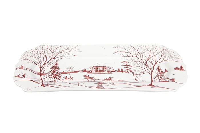 Juliska Country Estate Winter Frolic Hostess Tray