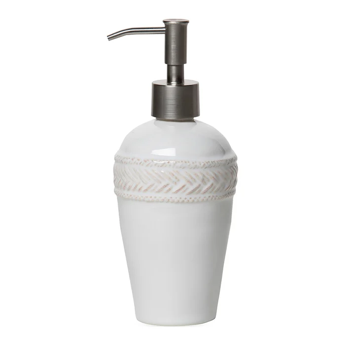 Juliska Le Panier Whitewash Soap/Lotion Dispenser
