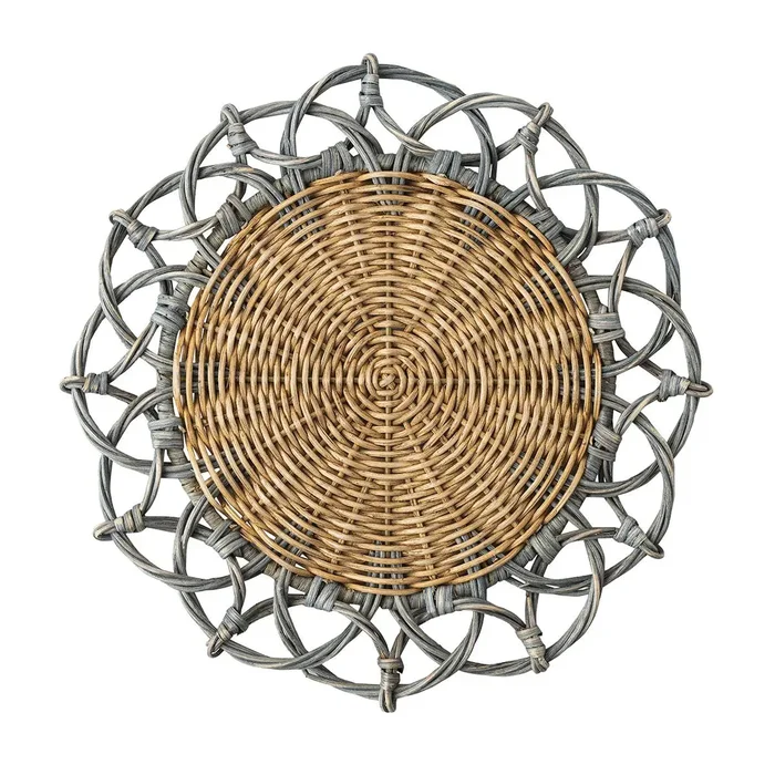 Juliska Provence Chambray Rattan Placemat