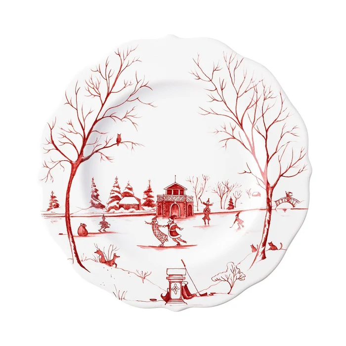 Juliska Winter Frolic “The Claus’ Christmas Day Dessert/Salad Plate