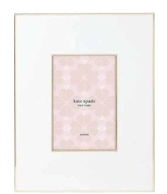 Kate Spade Make It Pop White Enamel Frame