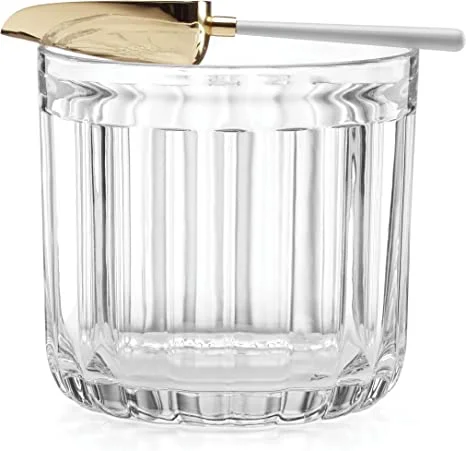 Kate Spade Park Circle Clear Ice Bucket With Scoop