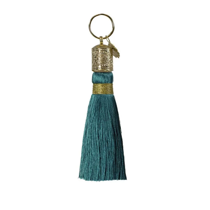 Keychain – Tassel Turquesa