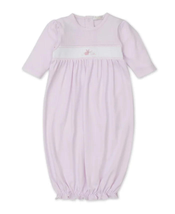 Kissy Kissy Premier Bunny Burrows Pink Sack With Hand Embroidery