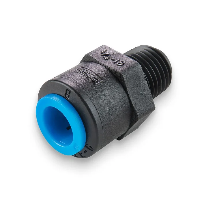 Kynar PVDF Check Valve 3/8 x 1/4 MNPT – 1.5 psi Crack Pressure