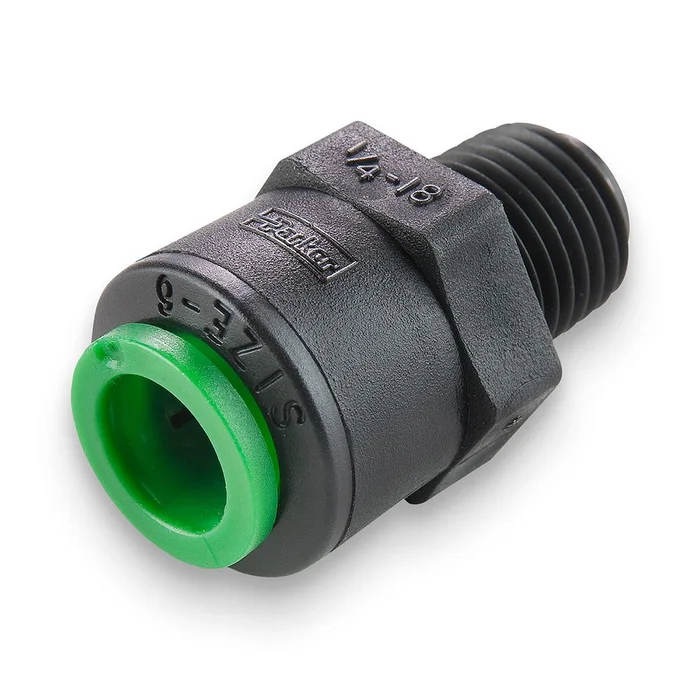 Kynar PVDF Check Valve 3/8 x 1/4 MNPT – 4.0 psi Crack Pressure